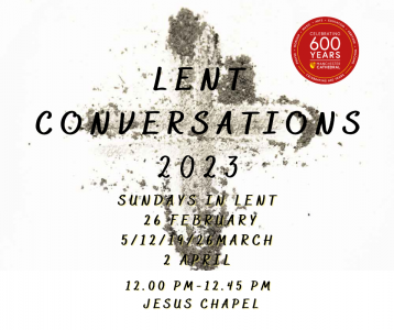 Cathedral Lent Conversations 2023