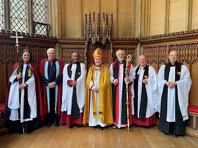 Archbishop of York attends Manchester Grammar School Founders' Day Service at Manchester Cathedral