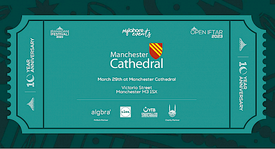 Open Iftar 2023 at Manchester Cathedral