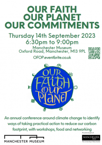 Our Faith, Our Planet annual conference - September 14