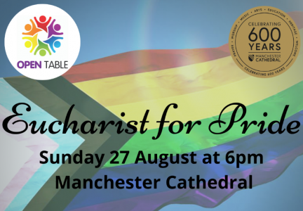 Eucharist for Pride service - Sunday 27 August