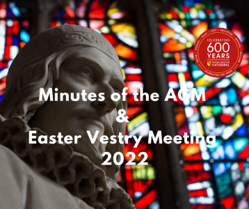Minutes of the AGM and Easter Vestry Meeting 2022