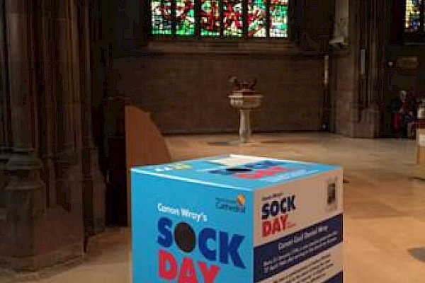New socks for the box: Canon Wray’s Sock Appeal returns to Manchester Cathedral