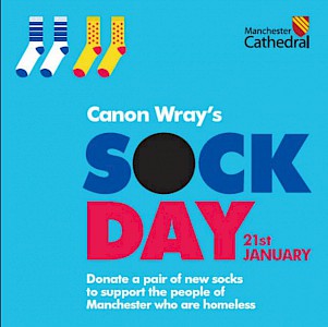 New socks for the box: Canon Wray’s Sock Appeal returns to Manchester Cathedral this January