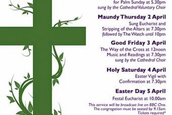 Holy Week and Easter at Manchester Cathedral