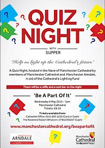Cathedral quiz night tickets on sale!