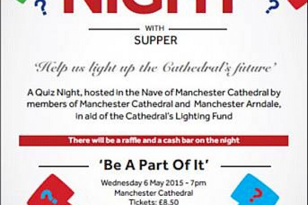 Cathedral quiz night tickets on sale!