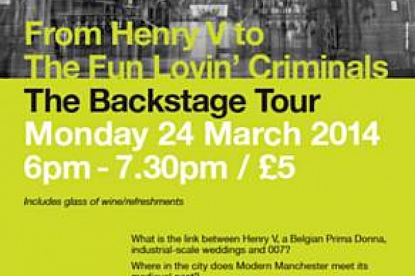 Manchester Cathedral - Henry V and The Fun Lovin’ Criminals-A Backstage Tour - Tickets now on sale!