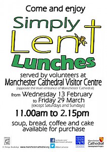 Simply Lent Lunches Volunteer café Needs You! 