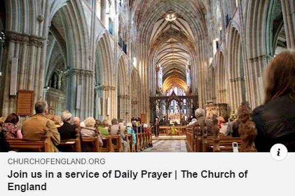 Manchester Cathedral Live Streamed Services